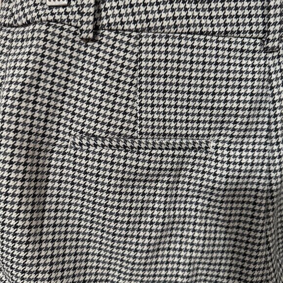 H&M Houndstooth Cigarette Pants | Black White Check | Tapered Slim Fit (237) - Picture 5 of 5
